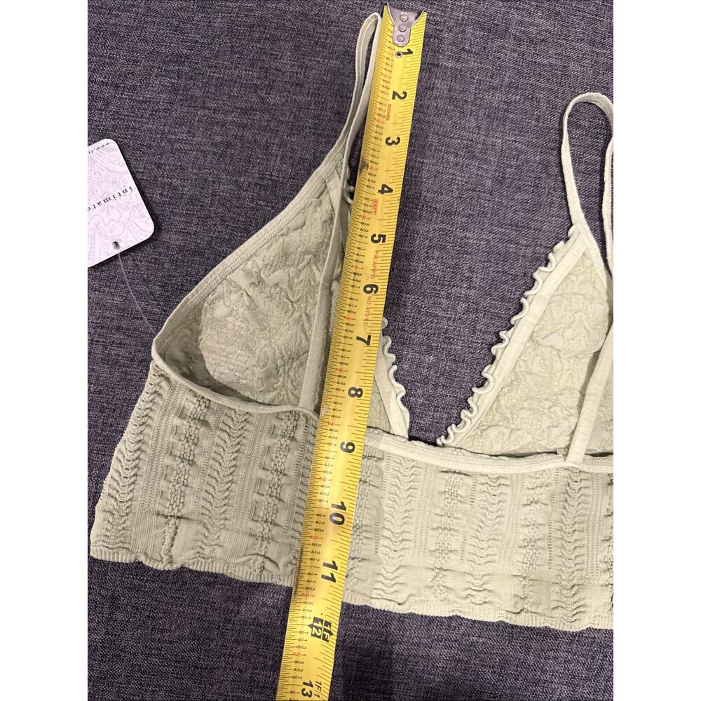 NWT Intimately Free People Green Heirloom Seamless Bralette Size M/L Boho Indie - Picture 10 of 10